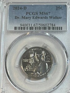 2024N D hN^[EA[EGh[YEEH[J[ 25Zg PCGS MS67 AJEEBYENH[^[