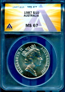 1987N 10h Vo[ I[XgA MS 67 ANACS # 7874613 + {[iX
