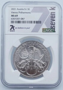 2021N I[XgA Vo[ EB[EtBn[j[ǌyc 1.5[ NGC MS 69 - U1813