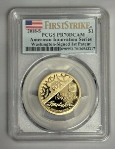 2018 S PCGS PR-70 AJCmx[VV[Y $1 Vg 1st Patent PR
