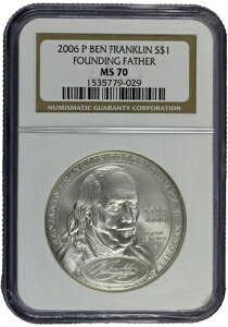 2006-P NGC MS70 �x���W���~���E�t�����N���������̕� ����L�O��� �I�[���hH