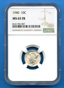 1940 P NGC MS65FB �}�[�L�����[�_�C�� �č������� ��� 10�Z���g 1940-P MS-65 FB