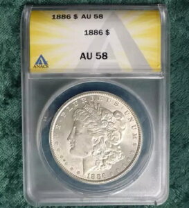 1886N ANACS AU 58 Vo[ K _[AAJO Vo[ 1 h RC