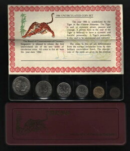 VK|[ 1 5 10 20 50 $1 1986N ^CK[ UNC LOǃRCZbg 