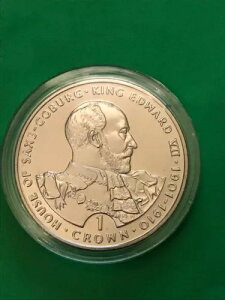 シンプルコインズ?1993年 エドワード7世 1 ワンクラウン ジブラルタル サクス=コーバーグ家 BU