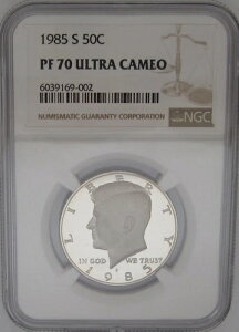 1985-S PlfB 50Zg v[t NGC PF70 EgJI = WFO[fBO v[t