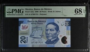 ���L�V�R�A���L�V�R��s P#122a 2006 20 �y�\ PMG Superb Gem UNC 68 EPQ