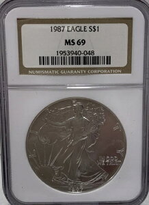 1987N AJ Vo[ C[O - NGC MS69 O[h m[X|bg - uCgzCg 1953940-048