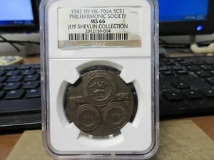 1942N HK-700-A j[[NEtBn[jbNycn100NLOh NGC MS 66 R-3