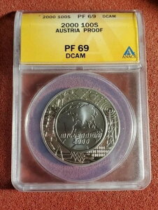 2000 I[XgA oC^ Vo[/`^ 100S R~jP[V ANACS PF 69 DCAM t1064