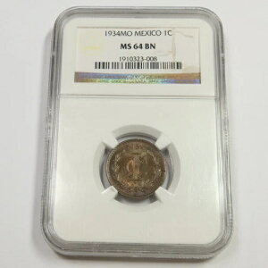 1934�N Mo NGC MS64 BN - ���L�V�R�g�[�� 1�Z���^�{ 1�Z���g�R�C�� #53122A