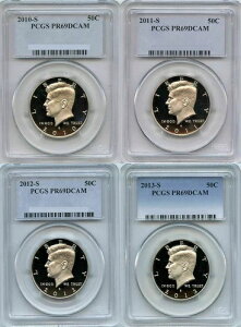 2010-S`2013-S 50Zg PlfB n[t_[ PCGS PR69DCAM