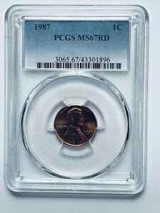 1987�N�����J�[���L�O�ك��o�[�X�Z���g PCGS MS67RD