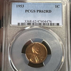 1953N 1Zg J[ EB[g Zg PCGS PR 62RD - 킸ȕϐF