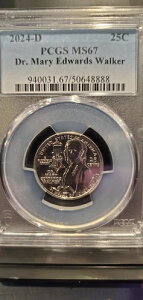 f炵I2024-D PCGS MS67 A[EGh[YEEH[J[m pNH[^[