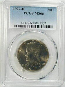 1977N D PlfB n[t_[ 50Zg PCGSF MS 66 ~gXe[g  (507
