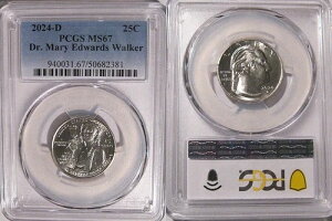 2024N D hN^[EA[EGh[YEEH[J[ 25Zg PCGS MS67 AJEEBYENH[^[