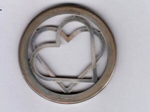�C�X���G�����ƃL�l�e�B�b�N���_���F�V���o�[�A50mm�A1990�N * �n�[�g�i�C���o�b�\�� * �~���g *