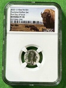 ?? 2023N tBW[ obt@[ 1/10IX .999 Vo[ ?? NGC PF 70 (rWv[t) 