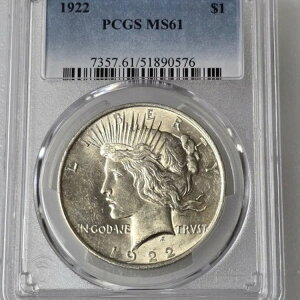 1922N PCGS MS61 s[XVo[h 1h čǃRC 1922 MS-61 bg2353