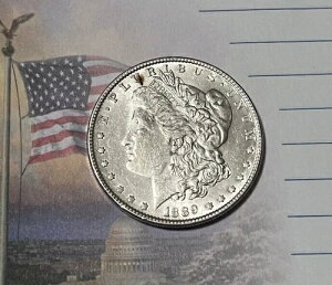 W@W~1889 P Morgan S$1-�n�C�O���[�h-�~���g���X�^�[=135�N�O�̂���~�R���N�^�[�Y�A�C�e��~90%�V���o�[