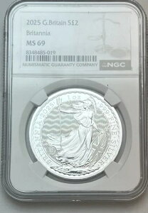 2025�N �C�M���X 2�|���h 1�I���X ��݁AMS69 NGC