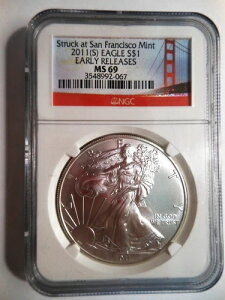 2011-S NGC MS 69 $1 *[X* 1IX AJVo[C[OnRC