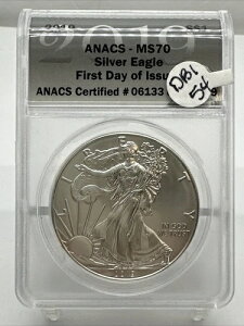 2019�N�A�����J���V���o�[�C�[�O�� - ANACS - MS 70 - ���s���� DB1-54