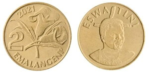 Eswatini 2 Emalangeni�A2021�AN #342204�A�~���g X 100 ��
