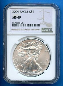 2009 NGC MS69 ASE 1IX AJ Vo[ C[O 1h čǃRC 2009 MS-69
