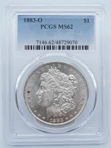1883�N O �����K����� $1 PCGS MS62 �g�[�j���O�X�|�b�g -U436