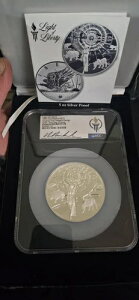 ���C�g�E�I�u�E���o�e�B 2024 �V���o�[ 5�I���X �T���A-S $15 ���������� REV PF NGC-PF70