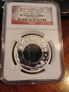 2012-P $1 NGC PF70 UCAM I[XgAIp[V[Y KOALA 1IX 1IX Vo[ PR70