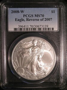 2008-W 1h AJ Vo[ C[O o[jbV o[X 2007N MS70 PCGS