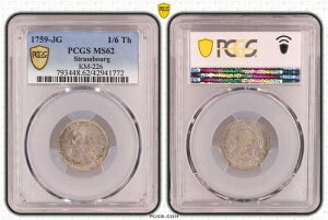 XgXu[ 1/6^[ 1759 z_[ PCGS MS62 ǍDȏ NSWCvcBq
