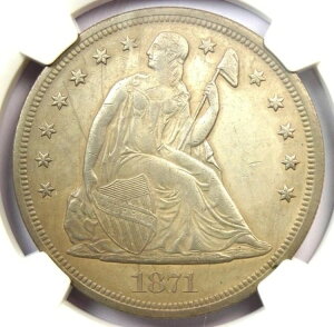 1871N Ȑ_  1h - NGC ʏڍ (UNC MS) - 