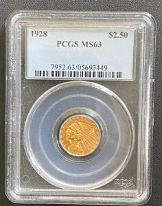 1928NCfBAwbh 2.5h NH[^[C[O PCGS MS-63AGNZg ʃRC