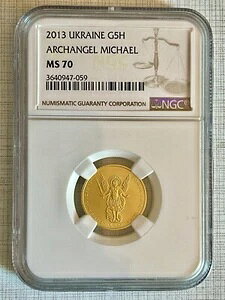 ENCi 2013N Vg~JG 5 UAH 1/4IX  NGC MS70 SKU# 4201