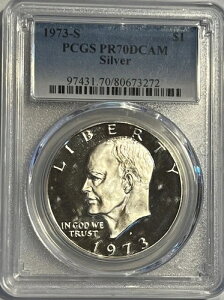 1973-S ACNEAC[n[ 1h PCGS Vo[ PR70DCAM