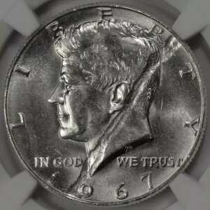 1967 NGC MS64 �X�g�����O�X�E�P�l�f�B��� �n�[�t�_���[ �~���g�G���[ �A���C�W���O