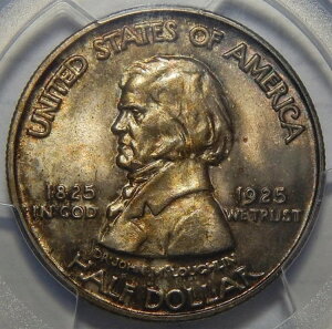 1925年 PCGS MS66 バンクーバー ハーフダラー シルバー 記念金貨