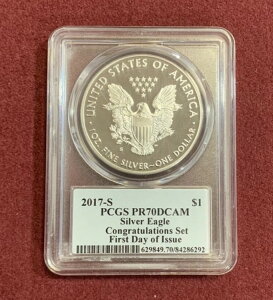 2017-S $1 Vo[C[O PCGS PR70DCAM RObcZbg FDOI N[uhlCeBu POP 19