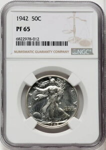 AJ - 1942 NEH[LO 50 Zg - NGC PF65 -  - ڂ͂邩ɗDĂ܂!