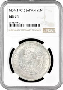{ 1~ 1901NANGC MS64AurmVciji1868 - 1912jv