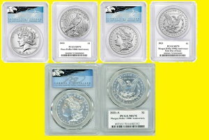 2021N [KEs[X P S Vo[_[ 3Zbg PCGS MS 70 g[}XEN[uh̃TC