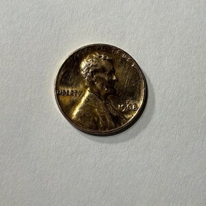 1968年Sプルーフコイン。アメリカ合衆国1セントリンカーン記念ペニー。希少なエラーSが日付超過