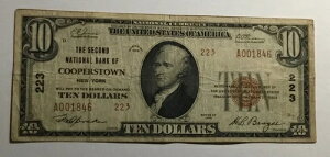 1929�N �j���[���[�N�B�N�[�p�[�Y�^�E�� ������s�� 10�h�� Ch#223 �^�C�v2 �󏭎���