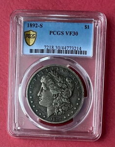 1892 S PCGS VF30 KE_[ 1h čǔs Vo[ 󏭃L[fCg PCGS 1892-S VF-30