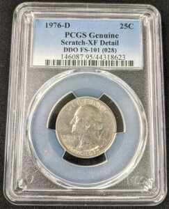 ??1976N D Vg NH[^[ DDO FS-101 PCGS XF ڍ~25Zg G[ / oGeB