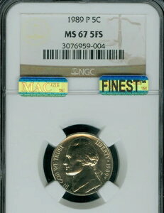 1989 P WFt@[\ jbP NGC MS67 FS MAC ōO[h X|bgX 󏭁B